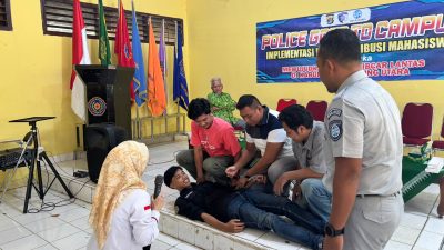 Jasa Raharja Bersama Mitra Sosialisasi Keselamatan Berlalu Lintas kepada Komunitas Mahasiswa Universitas Muhammadiyah Kotabumi