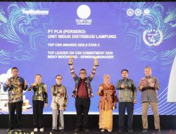 PLN UID Lampung Moncer di TOP CSR Awards 2025, General Manager Raih Predikat Top Leader on CSR Commitment