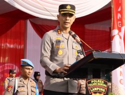 Kapolres Tulang Bawang Memimpin Upacara Laporan Kenaikan Pangkat Periode 1 Juli 2025