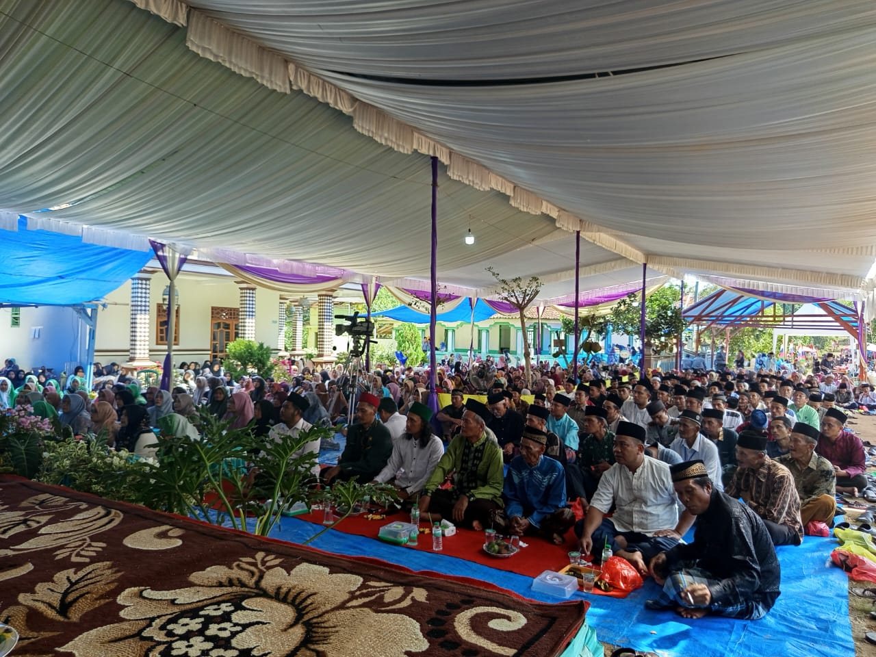 Jalin Silahturahmi Kamtibmas, Polisi Hadiri Pengajian Akbar di Mushola Jami'atul Muslimin