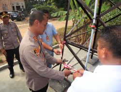 Bantuan Sumur Bor di Desa Abung Jayo Diresmikan langsung Oleh Kapolres Lampung Utara