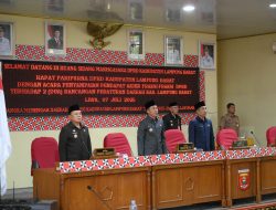 DPRD LAMPUNG BARAT SETUJUI LPJ APBD 2024, BANANG SAMPAIKAN CATATAN KRITIS UNTUK PENINGKATAN PAD