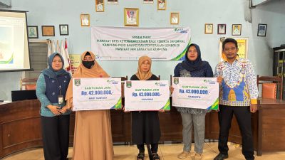 BPJS Ketenagakerjaan Cabang Lampung Tengah mengadakan sosialisasi program Jaminan Sosial Ketenagakerjaan