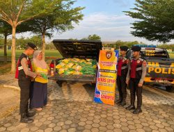 Samapta Polres Tulang Bawang Gelar GPM, Berikut Lokasi dan Jumlah Beras Terjual