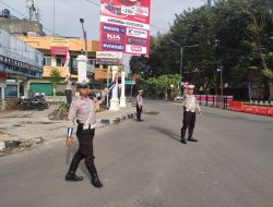 Hadir Di Titik Keramaian, Polres Metro Lancarkan Arus Lalin