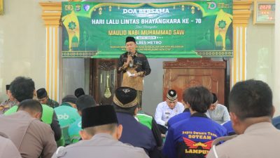 Polres Metro Gelar Peringatan Maulid Nabi Muhammad SAW 1447 H dan Doa Bersama Hari Lalu Lintas Bhayangkara ke-70