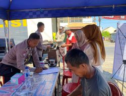 Polres Way Kanan Gelar GPM di Pasar Baradatu