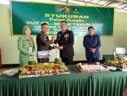 Hadiri Upacara HUT ke-80 TNI, Kapolres Way Kanan Berharap TNI Semakin Prima dan Dicintai Rakyat