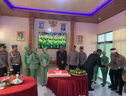 Wakapolres Tulang Bawang Beri Kejutan ke Kodim 0426 Tuba dalam Rangka HUT TNI ke-80