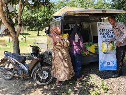 Polsek Buay Bahuga Gelar GPM, Warga Punjul Agung dan Lebung Lawe Antusias Sambut Beras Murah