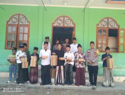 Bukan Razia, Tapi Berkah! Polisi Tulang Bawang Datangi Ponndok pesantren Bawa Nasi Kotak