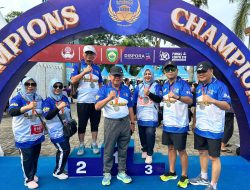 Sekda Lampung Utara Ikuti Korpri Run di Pembukaan Pornas Korpri XVII Palembang