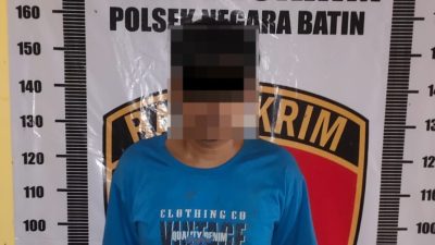 Polsek Negara Batin Amankan Diduga Pelaku Curat Kelapa Sawit di Purwa Negara