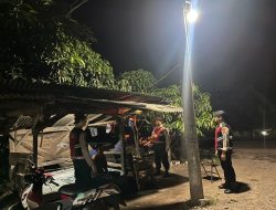 Warga Menggala Dikejutkan Lampu Biru di Tengah Malam, Ternyata Ini Aksi Polisi