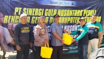 Sinergi Gula Nusantara Subholding Komoditas Gula dari Holding Perkebunan Nusantara PTPN III Persero Salurkan Bantuan Bagi Korban Gempa Situbondo
