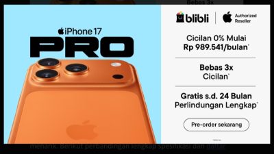 Daftar Harga iPhone 17 dan Perbandingan dengan iPhone 16