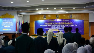 UM Metro Gelar Yudisium Periode IV Tahun 2025, Kukuhkan 264 Calon Wisudawan
