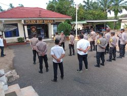 Gelar Gaktiplin, Sipropam Polres Way Kanan Cek Kelengkapan Data Diri Personel Polsek Buay Bahuga