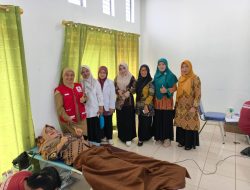 HAB ke-80 Kemenag, DWP Pesawaran Ambil Bagian dalam Aksi Donor Darah