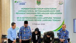BPJS Ketenagakerjaan dan Kejari Lamteng Bentuk Forum Kepatuhan 2026