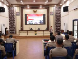 Antisipasi Eskalasi Unjuk Rasa, Polres Tulang Bawang Mantapkan Formasi dan Taktik Dalmas