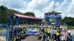 Mahasiswa Teknik Sipil UTI Dalami Sistem Irigasi  ke Bendung Argoguruh