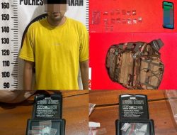 Polisi Gagalkan Peredaran Diduga Narkotika Sabu 4 Gram di Way Kanan