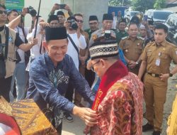 Pengamanan Ketat Warnai Kunjungan Mendikdasmen di Tulang Bawang