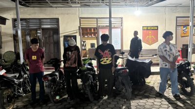 Respon Cepat Call Center 110, Polisi Bubarkan Balap Liar di Jalinsum Baradatu