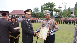 Berhasil Amankan DPO Pelaku Curat, Personel Sat Lantas Polres Lampung Utara Dapat Penghargaan