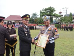 Berhasil Amankan DPO Pelaku Curat, Personel Sat Lantas Polres Lampung Utara Dapat Penghargaan