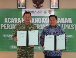 Perkuat Sinergi, PTPN IV Regional VII dan Kodam XXI/Radin Inten Teken Kerja Sama