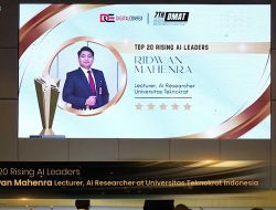 Dosen Peneliti AI Universitas Teknokrat Indonesia Raih Penghargaan Internasional Top 20 Rising AI Leaders di Malaysia